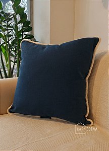 Almofada Atelier Cordão Azul Marinho 45x45