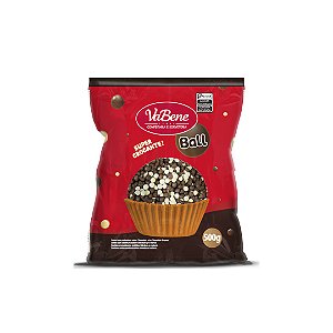 Choco Power Ball Mini Branco/Leite Vabene 500 G
