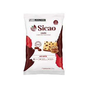 Cobertura ao Leite Sicao Chips 2,5 KG