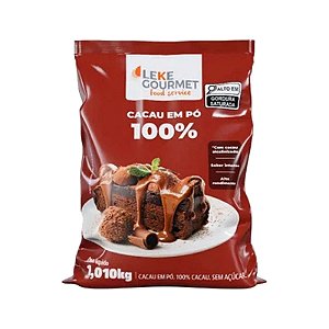 Cacau em pó LEKE GOURMET 100% - 1,01 KG