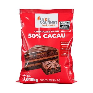 Chocolate em Pó Gourmet 50% Leke 1,01kg