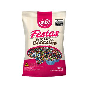 Confeito Miçanga 8 Cores MIX - 500G