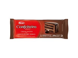 Cobertura Confeiteiro Fracionado Chocolate Meio Amargo 2,1kg