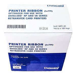 Ribbon Datacard Retransfer 568971-103 ou 568971-503 P/ SR300 C/ 1000 Painéis