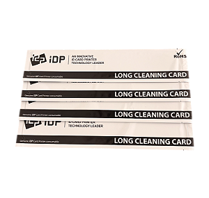 Cartão Longo de Limpeza para Impressoras IDP CUBO - 4 Unidades