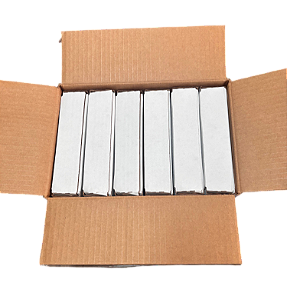 Cartuchos de 300 Pulseiras Zebra Z-band Adulto Branco - Caixa C/ 6