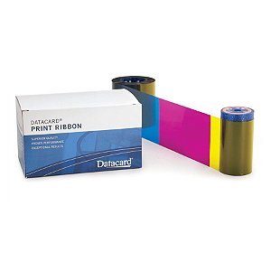 Ribbon Datacard Color C/ Verso Preto (YMCKT-KT) 534700-005-R002 P/ SD360 C/ 350 Impressões