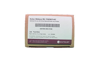 Ribbon Datacard Color Verso Preto 525100-005-S100 P/ DS3