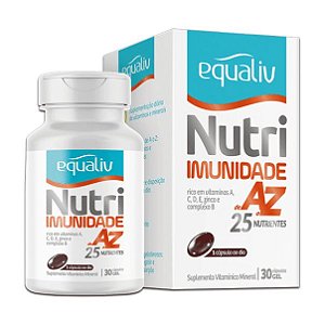 Equaliv Nutri Imunidade A-Z - 30 Cápsulas