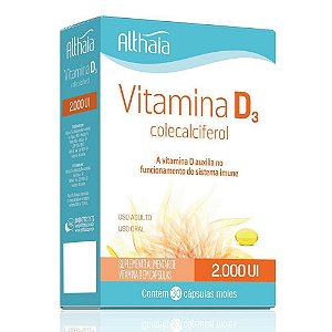 Vitamina D Althaia Equaliv  2000UI - 30 Cápsulas