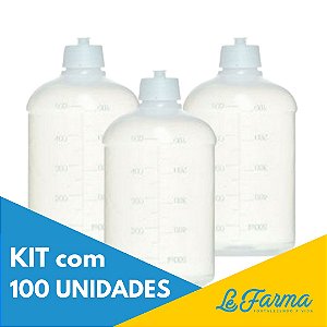 KIT 100 UNIDADES: Frasco Biosani - 300ml