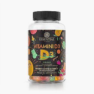 Vitamini D3 Gummy Essential Nutrition - 60 Gomas