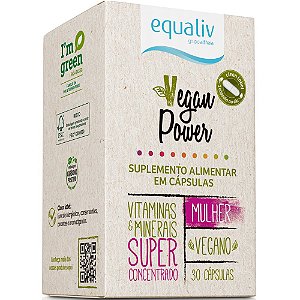 Equaliv Vegan Power Mulher - 30 Cápsulas