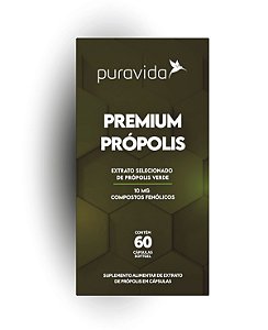 Premium Própolis - Puravida - 60 Cápsulas