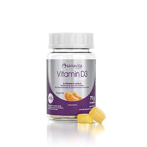 Vitamina D3 Gummy - Sanavita - 30 cápsulas