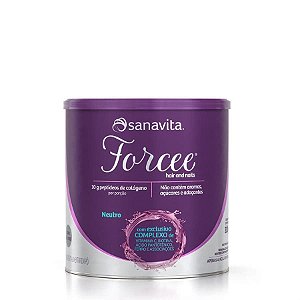 Forcee Hair and Nails Sanavita - Neutro - 330g