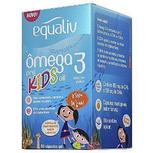 Ômega 3 Pro Kids - Equaliv - 60 cápsulas