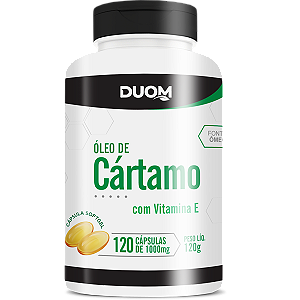 ÓLEO DE CARTAMO VIT E 1000mg 120caps - DUOM