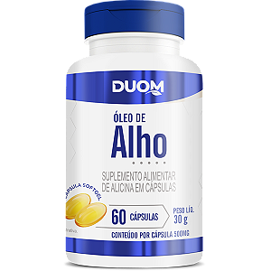 ÓLEO DE ALHO 500mg 60caps - DUOM