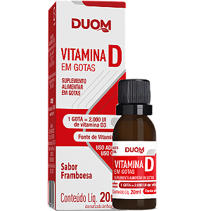 VITAMINA D3 GOTAS 20ml - DUOM