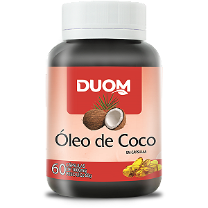 ÓLEO DE COCO 1000mg 60cpas - DUOM