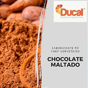 SABORIZANTE PÓ CHEF SORVETEIRO DUCAL AROMA CHOCOLATE MALTADO