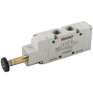 VALVULA DE ACIONAMENTO ELETRO-PNEUMATICA 3/2 NC 1/8 - AIGNEP