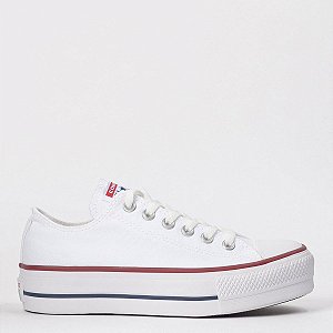 all star platform couro branco