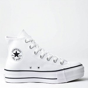 all star platform preto cano alto