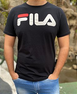 camiseta fila letter masculina