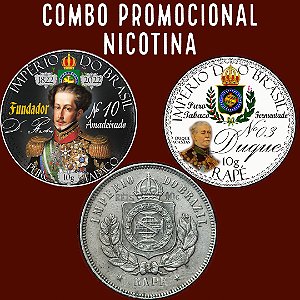 Combo promocional Forte- Rapés Nº3 Duque, Nº10 Fundador e Reis