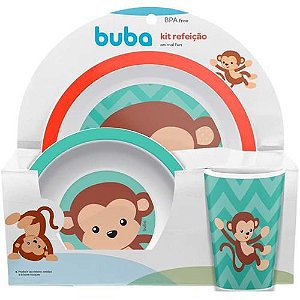 Kit Refeição para Bebês e Crianças 10735 Buba Baby