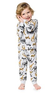 Pijama Infantil Masculino Inverno Manga Longa Safari  Kyly 207815