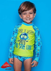 Camiseta Para Nadar Kids Agua Viva 110400418 Puket