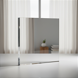 Chapa de Acrilico na medida 100x100 cm -Espessura 2mm 3mm 4mm 5mm 6mm Transparente 100% virgem importado EUA