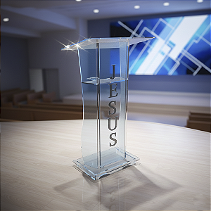 Púlpito de Acrílico Mod. Sara