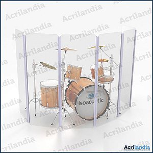 AQUÁRIO DE BATERIA 170 cm - 5 placas | ISOACUSTIC