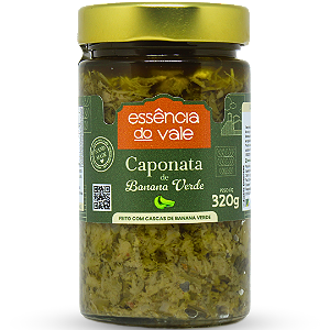 Caponata de Casca de Banana Verde Essência do Vale 320g