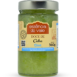 Doce de Cidra Diet Sem Adição de Açúcar da Essência do Vale 360g