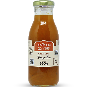 Calda Natural de Tangerina Essência do Vale 360g