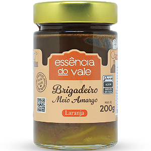 Brigadeiro Meio Amargo com Laranja da Essência do Vale 200g