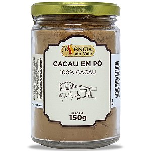 Cacau em Pó 100% 150g Essência do Vale