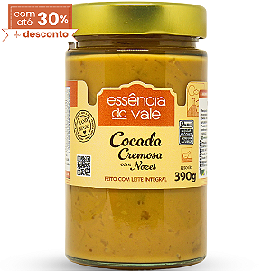 Cocada Cremosa com Nozes Essência do Vale 390g