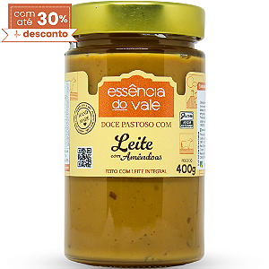 Doce Pastoso de Leite com Amêndoas Essência do Vale 400g