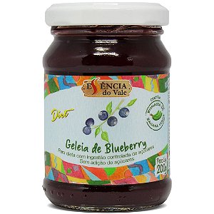 Geleia de Blueberry Diet Sem Adição de Açúcar 200g Essência do Vale