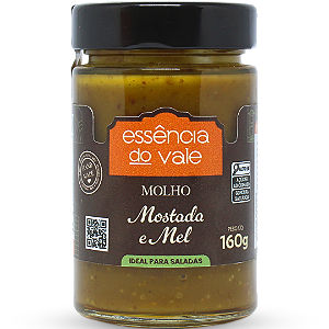 Molho de Mostarda e Mel Honey Mostard da Essência do Vale 160g