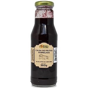 Calda Natural de Frutas Vermelhas Essência do Vale 360g