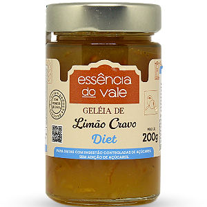 Edição Limitada Geleia de Limão Cravo Sem Adição de Açúcar 200g
