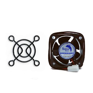 Kit Cooler DC Fan 40x40x20mm 12V Média Rotação Ball/Rolamento + Grade de Proteção para Micro ventilador 40x40mm | Botto Brazil