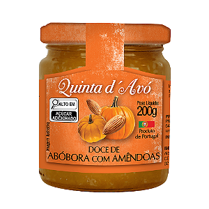 Doce de Abóbora com Amêndoas 200g Quinta D'Avó